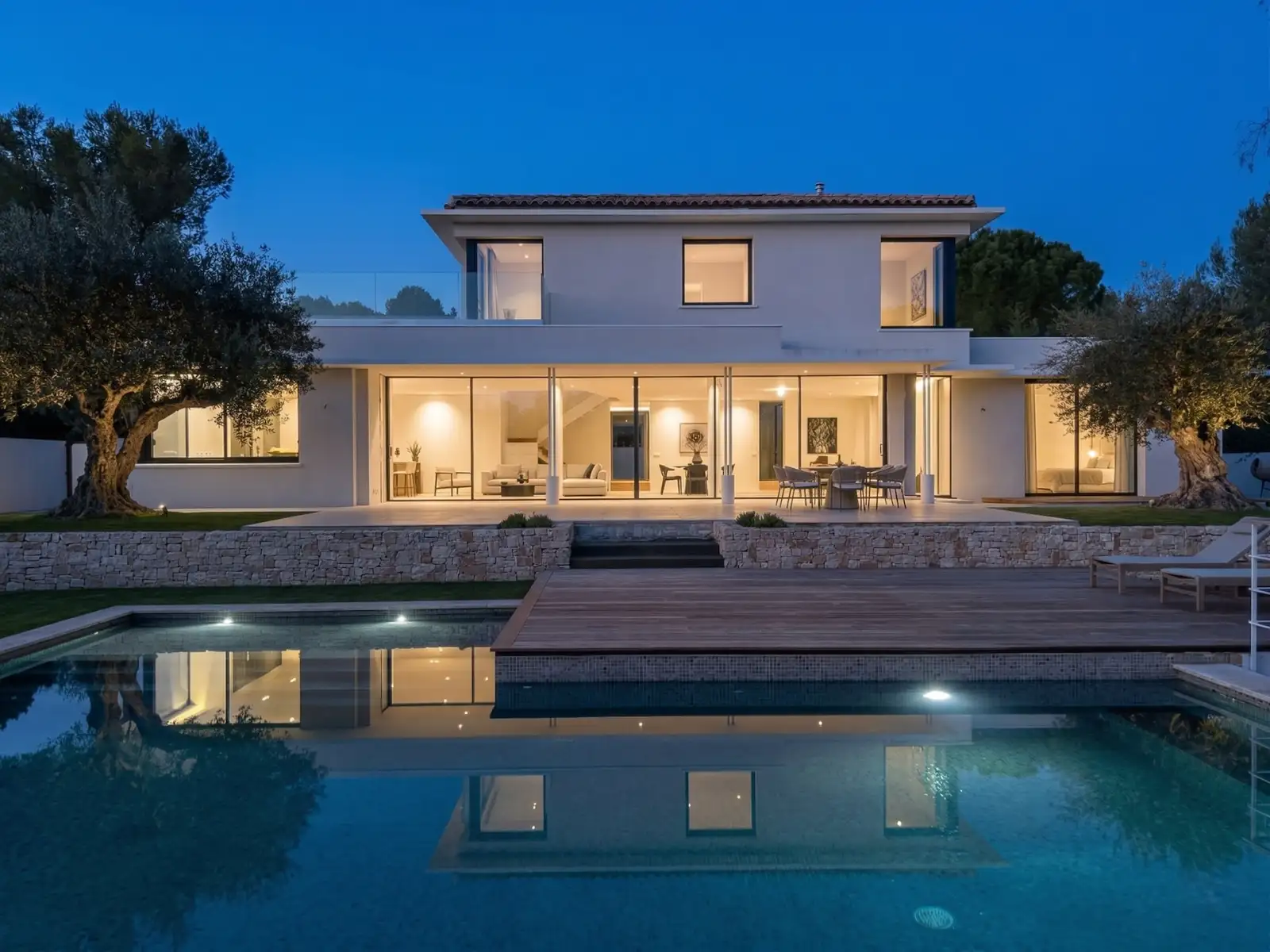 Villa renovation and extension, master suite, terraces, Castelnau-le-Lez, architect Montpellier LEWISA home