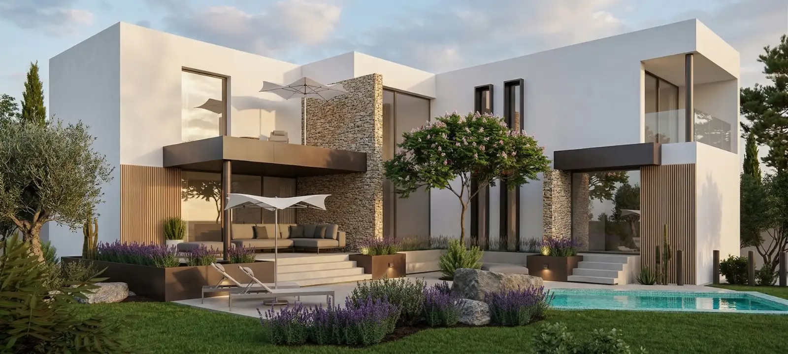 Contemporary Corten Villa Construction Montferrier-sur-Lez High-End Architect Montpellier LEWISA home