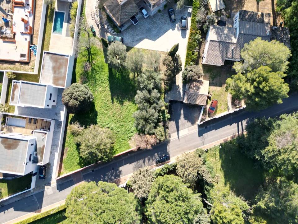 Plan d'implantation villa contemporaine Juvignac